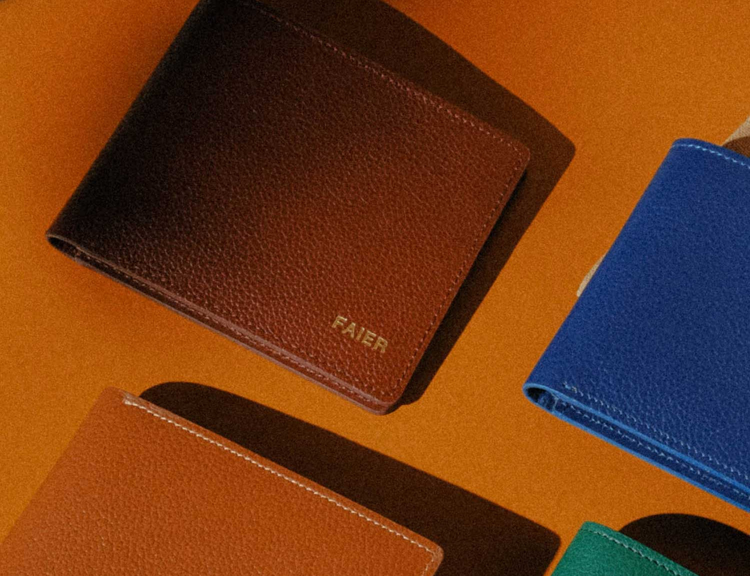Caramel—Bi-Fold Slim Wallet – Ana Tomy - Main Image
