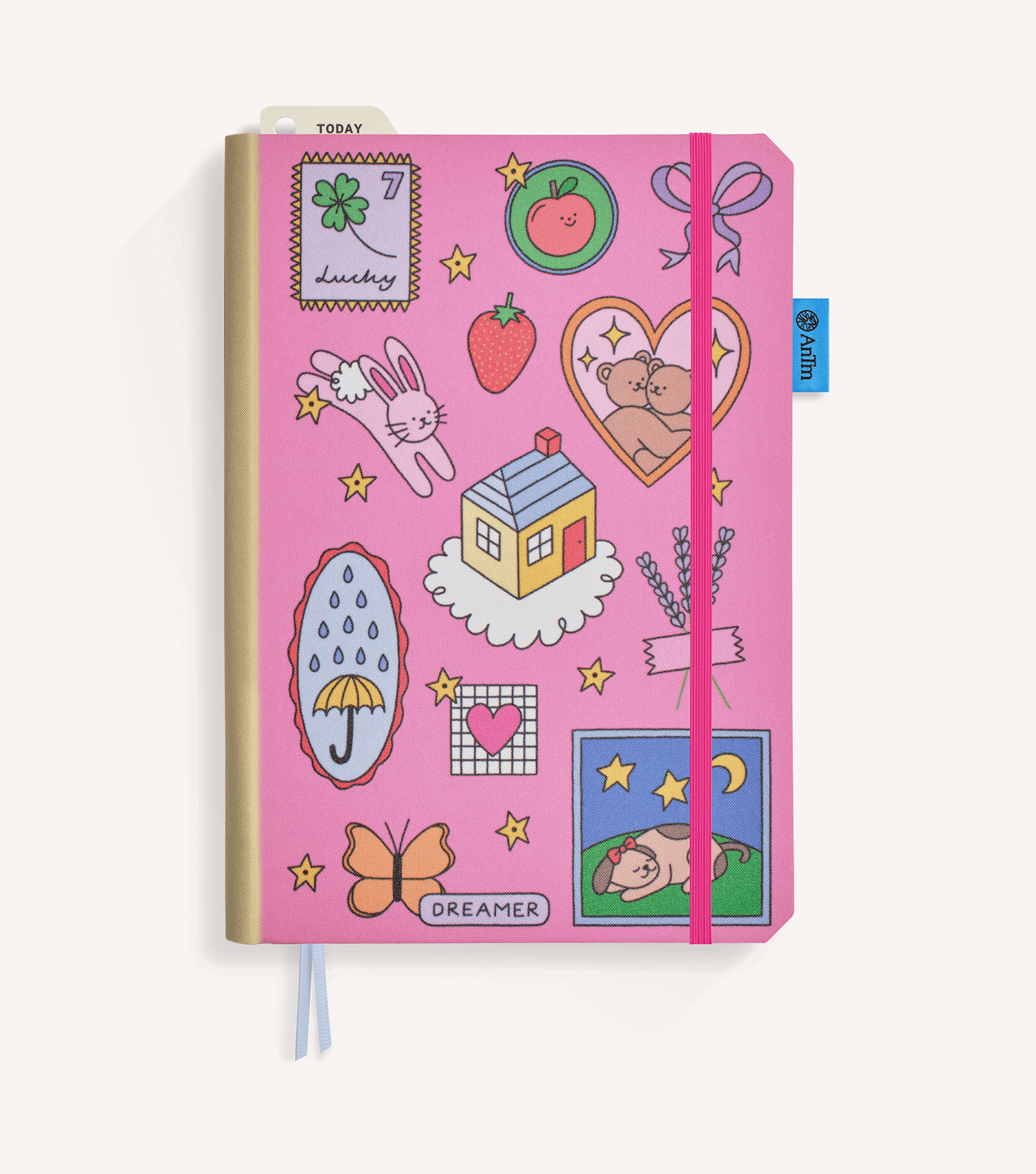 Rosie Pink 'Sticker Collector'—A5s Wirebound 2.0