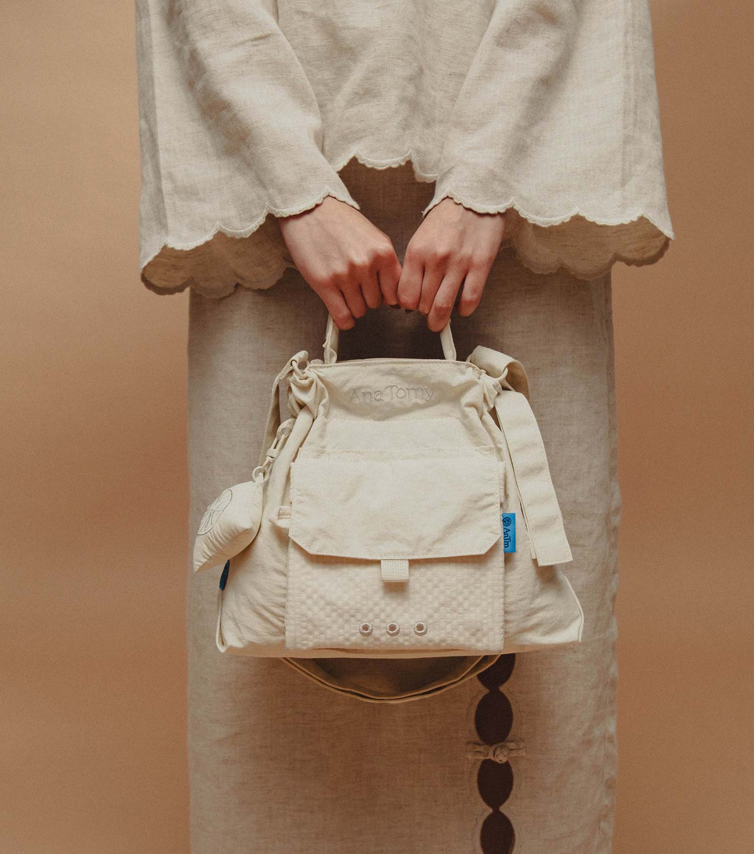 Checkered Ivory—City Bag – Ana Tomy
