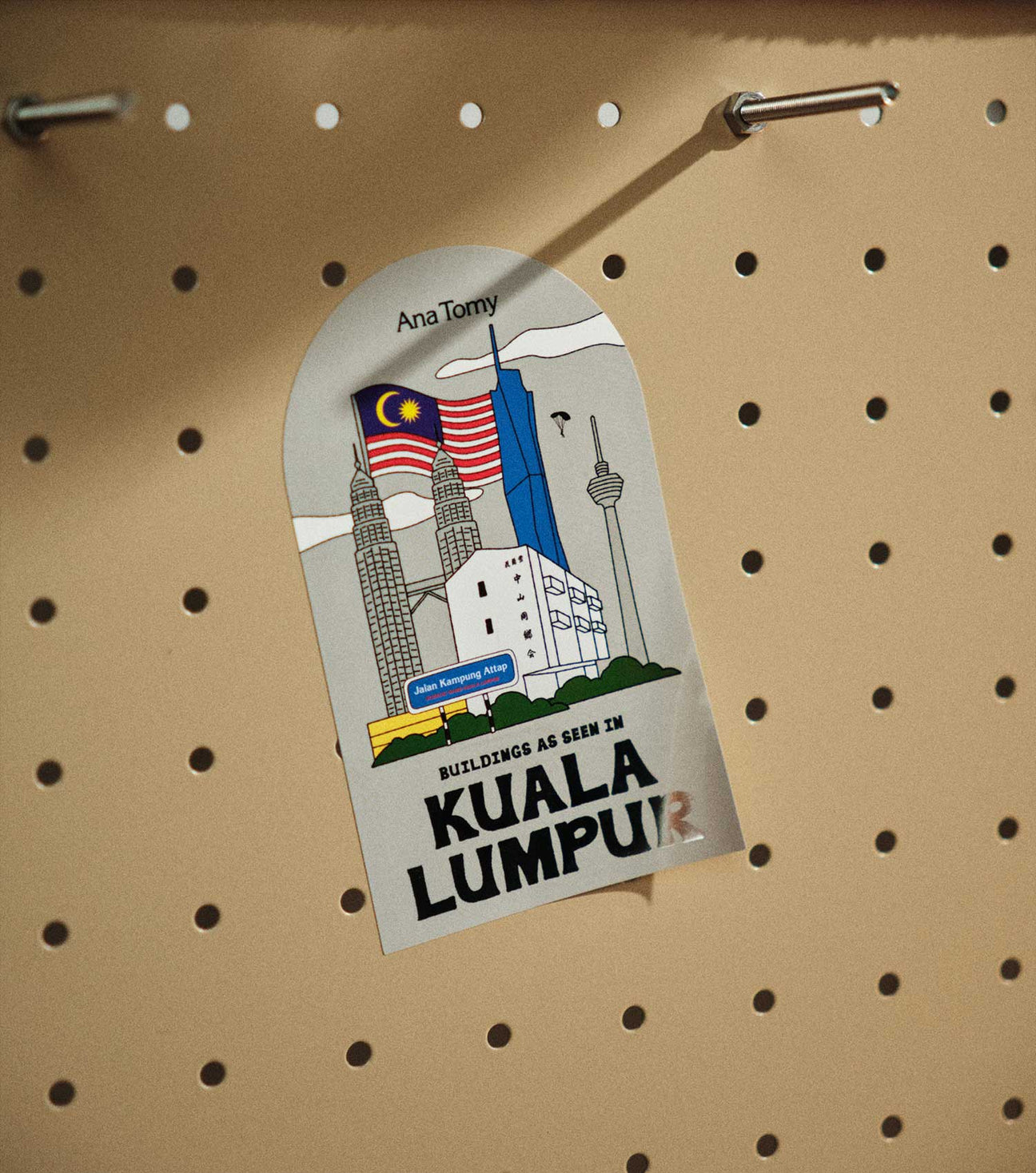 KL Capsule 'Buildings As Seen In KL'—Sticker – Ana Tomy