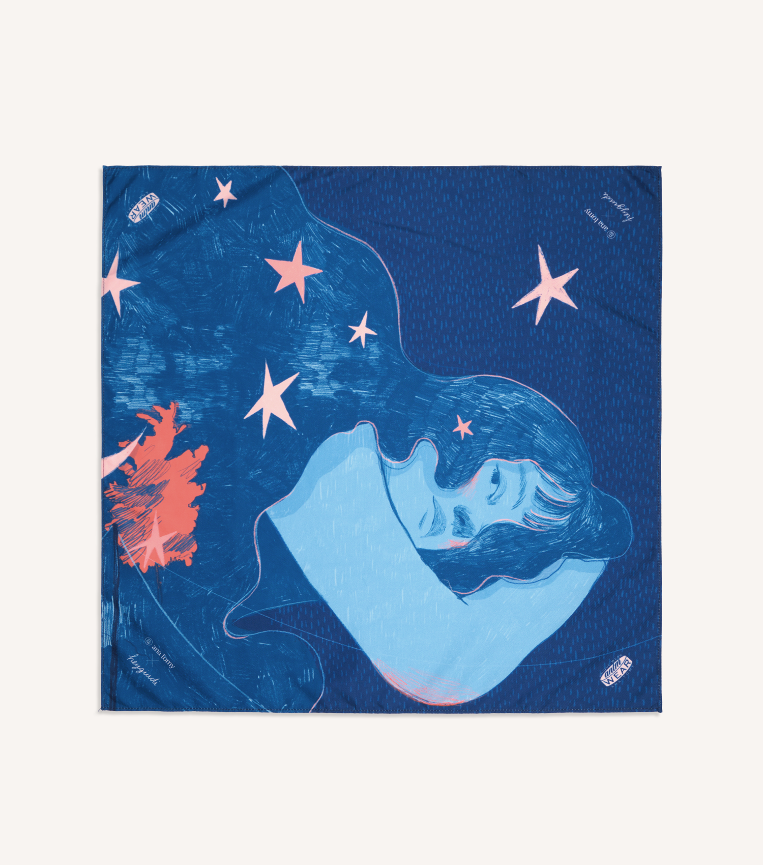 Starry Reverie Scarf by Giuditta Bertoni