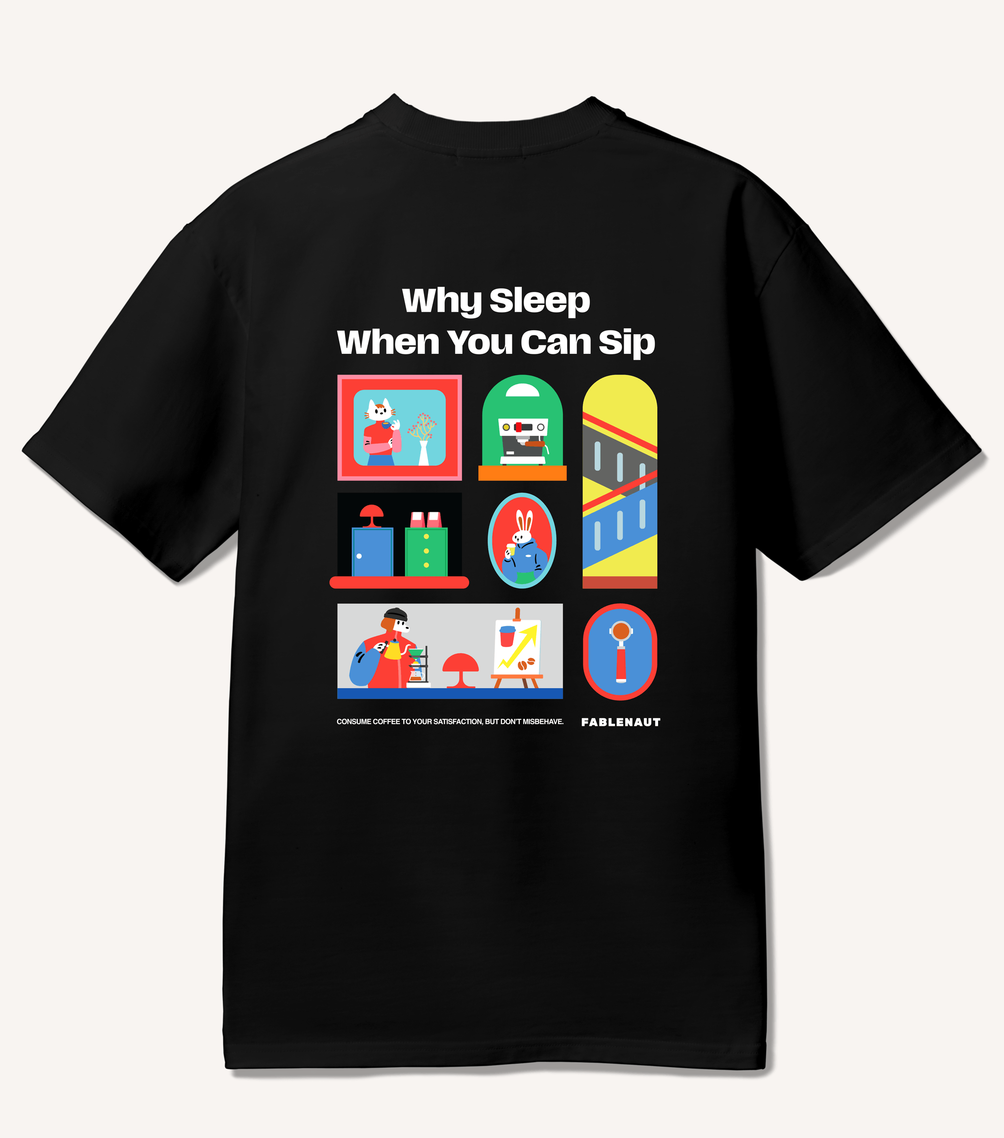 Fablenaut ‘Why Sleep When You Can Sip’—Black Tee