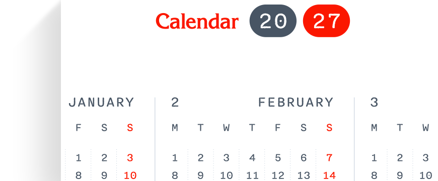 2027 Undated Planner