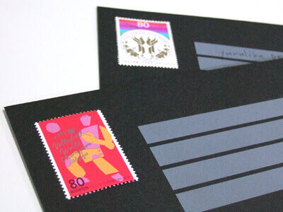 Yuruliku Envelope for Notepad (Black)