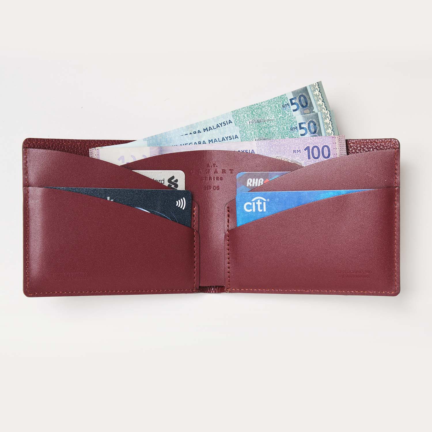 Nº5 Canary Series - Bi-Fold Wallet - Merlot